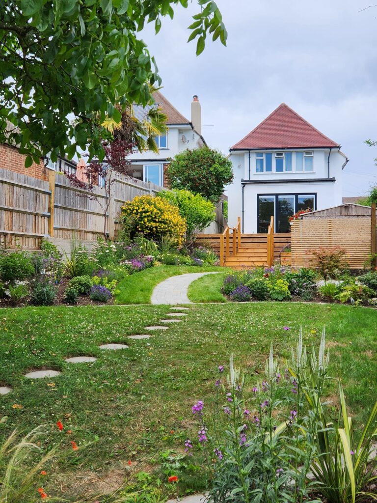 Contemporary Cottage style garden completed