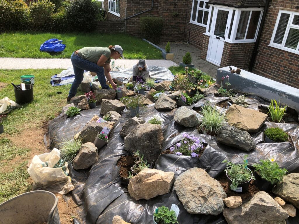 Rockery Hiding an Air Raid Shelter